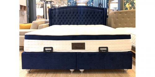 Bed with storage,ELVIN