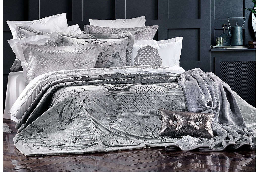 Bedspread Se BAROQUE ANTRACITE