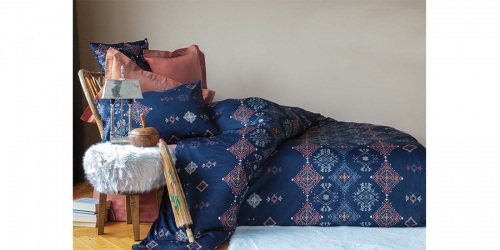 Issimo, Satin Duvet Cover Set, CINNAMON