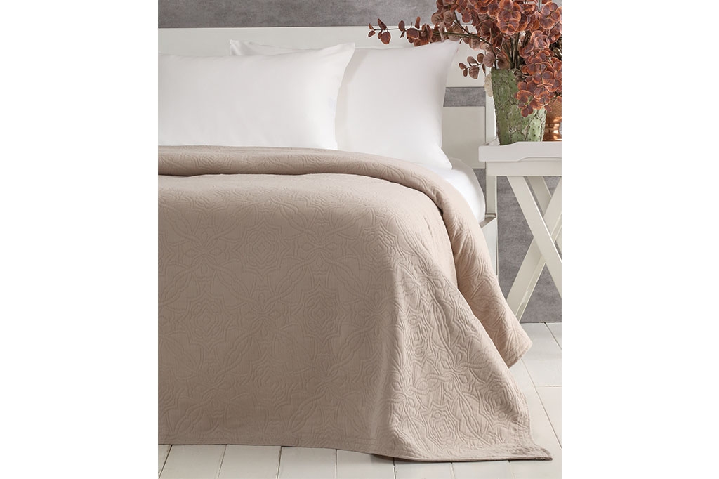 PAVIA საწოლის გადასაფარებელი CARMINDA BEIGE