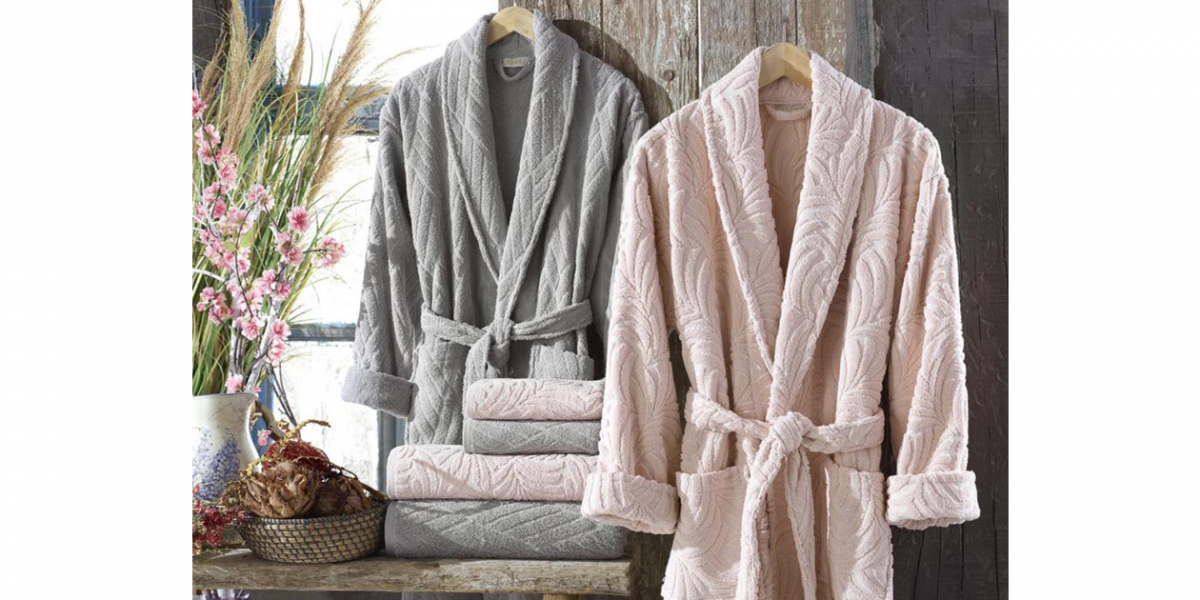 Bathrobe and Towel Set, MELANIE