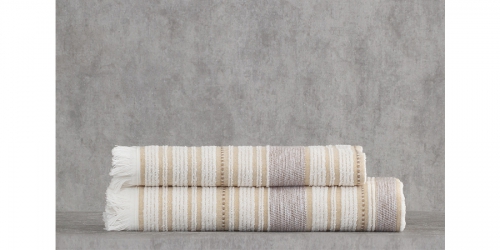 Towel Set, 2 pcs. DIA BEIGE