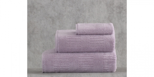 Towel Set, 3 pcs. NEW STRIPE LILAC