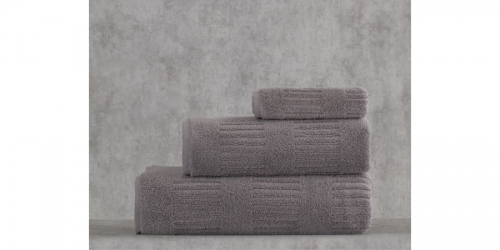 Towel Set, 3 pcs. NEW STRIPE ANTHRACITE