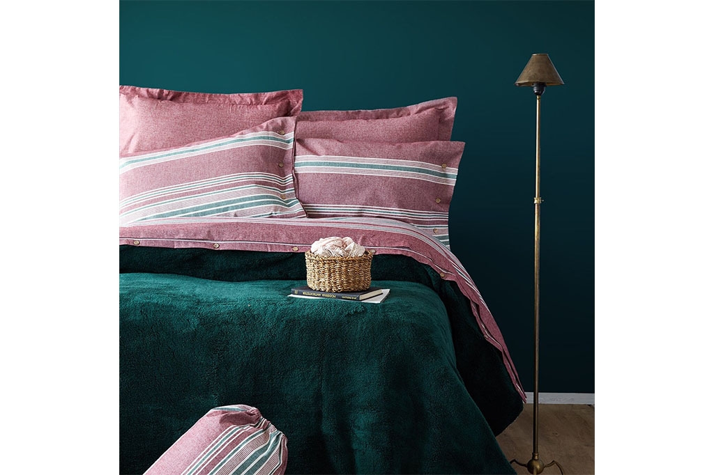 ერთსაწოლიანი თეთრეულის ნაკრები DOUBLE COMFORT GREEN