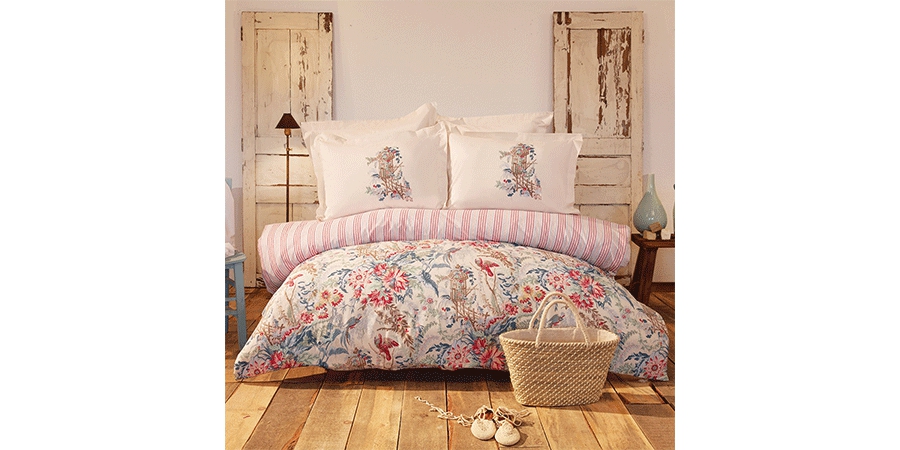 თეთრეული კოტონის VINA BLUE