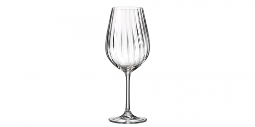 White wine glass SARAH WATERFALL