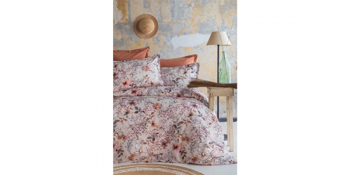 FLORENTA Digital Satin Duvet Cover Set
