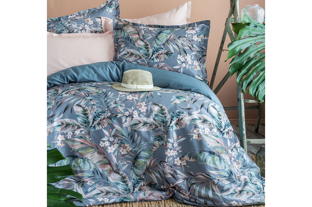 LAORINE Digital Satin Duvet Cover Set