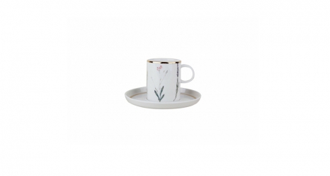 Porcelain Coffee cup with plate