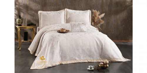 ANGORA ECRU bed spread set
