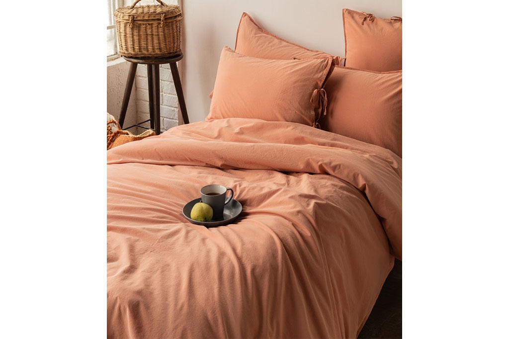 Poplin Duvet Cover Set SAVANNA 