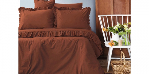 თეთრეული ორგანული პოპლინი FRILL