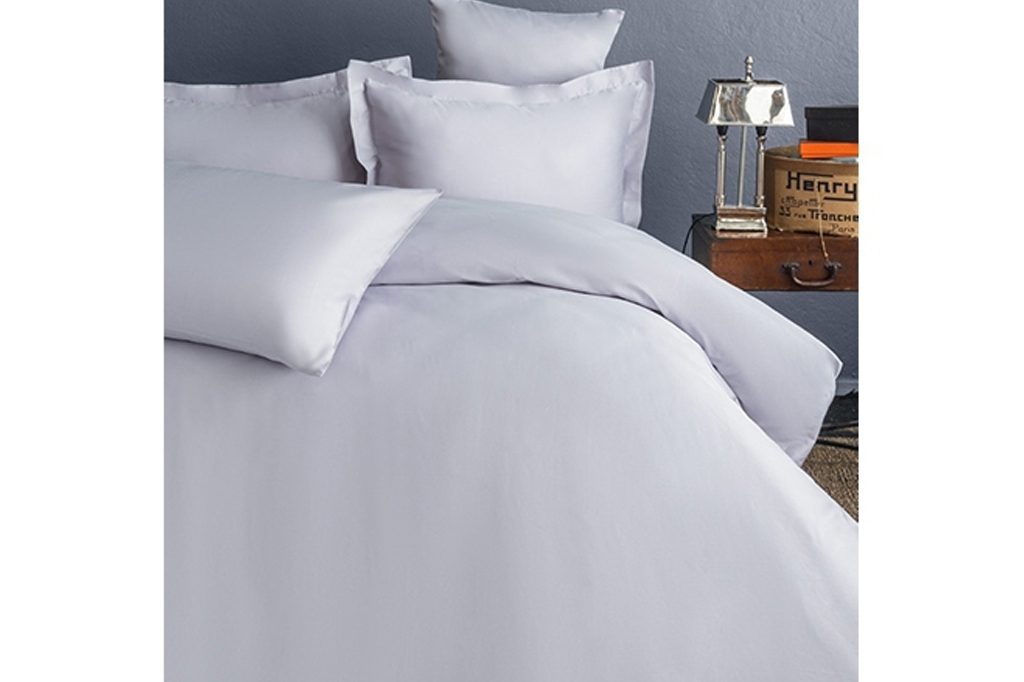 Satin Duvet Cover Set, SIMPLY ICE GREY