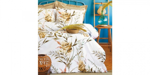 FIJI BROWN Ranforce Duvet Cover Set