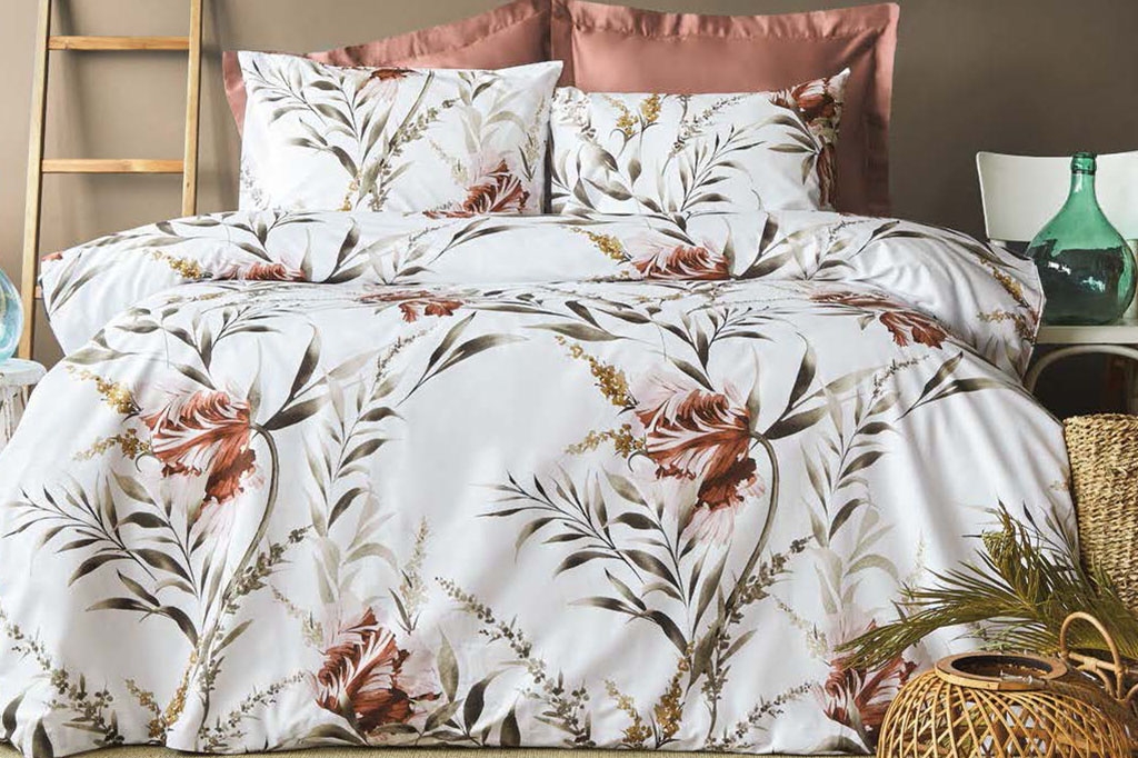 ISSIMO ერთსაწოლიანი ბამბის თეთრეული FIJI PINK