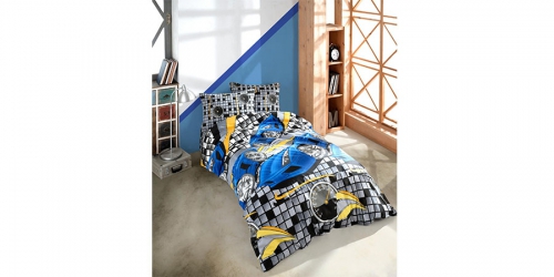 Ranforce Duvet Cover Set SPEED BLUE