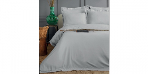 Exclusive 300TC Satin Duvet Cover Set, MICHELLE BLACK