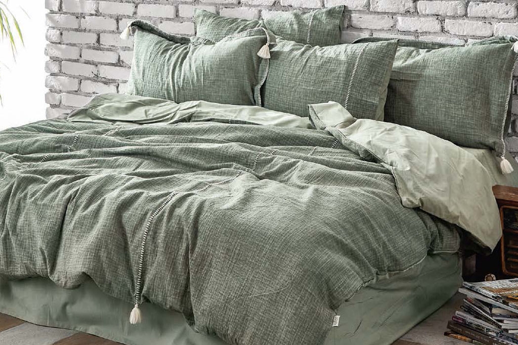 ECOCOTTON ორსაწოლიანი ორგანული ბამბის თეთრეული DOGA