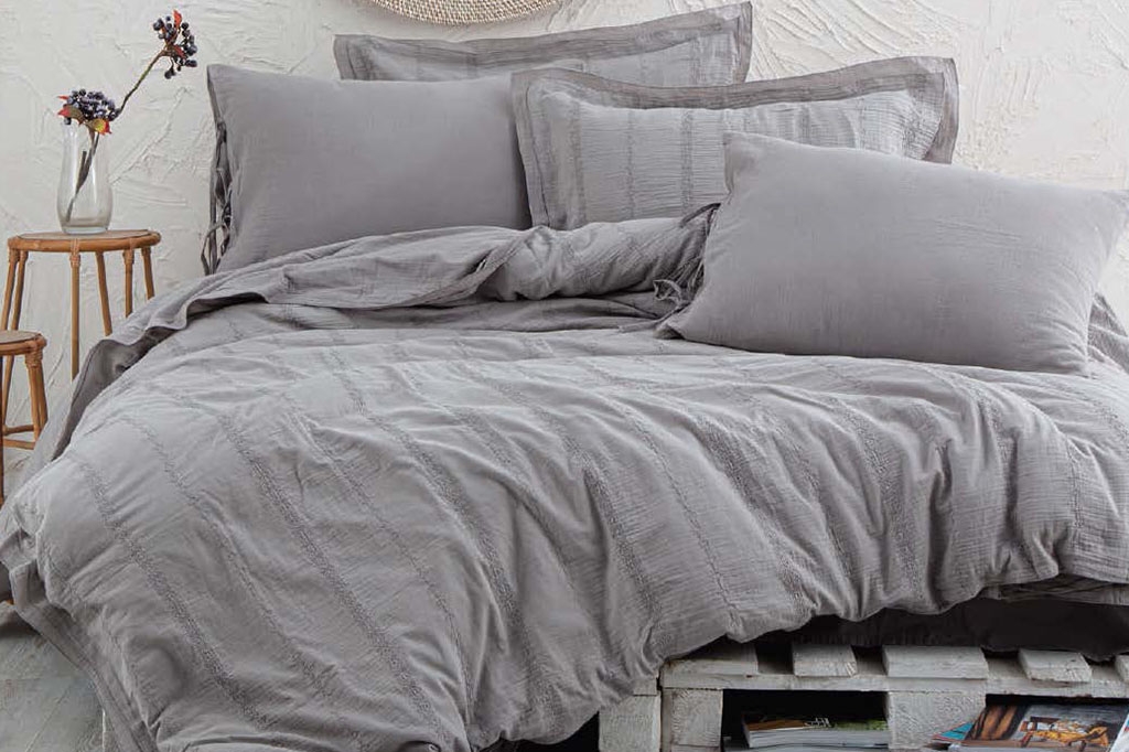 ECOCOTTON ორსაწოლიანი ორგანული ბამბის თეთრეული HAFSA 