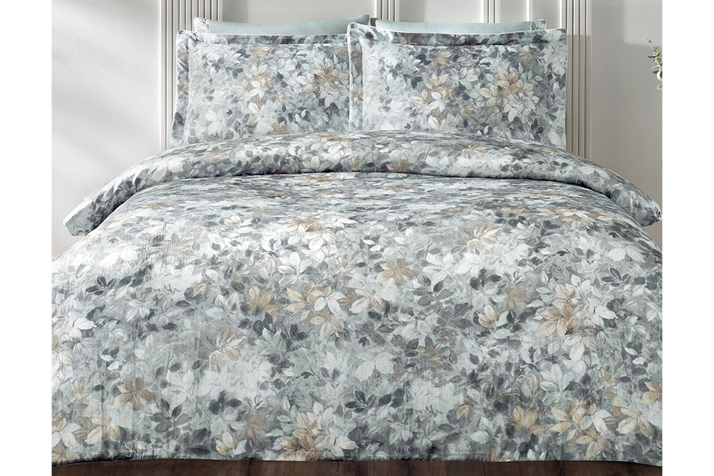 Silk bed linen TIVOLYO LEAVES
