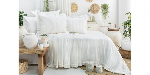 საწოლის გადასაფარებელი MARTA CREAM