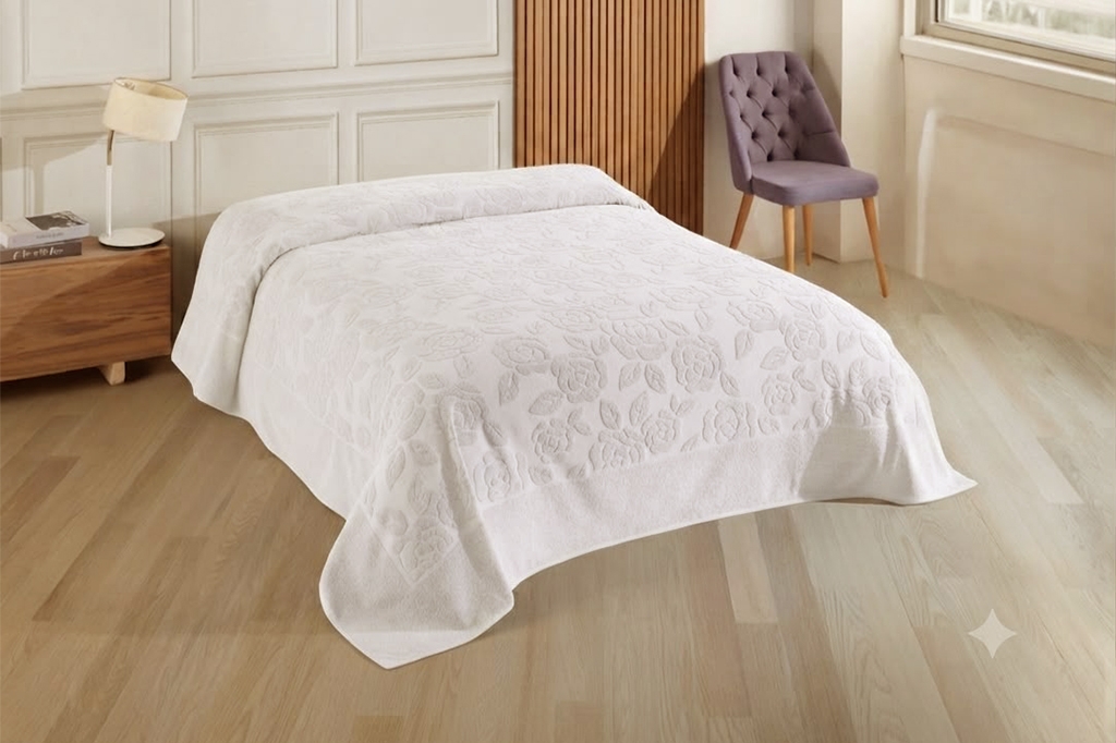 Towel cover, cream