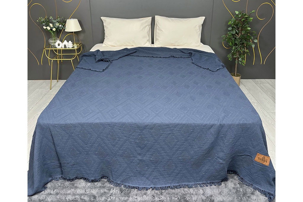 Muslin cover, BLUE