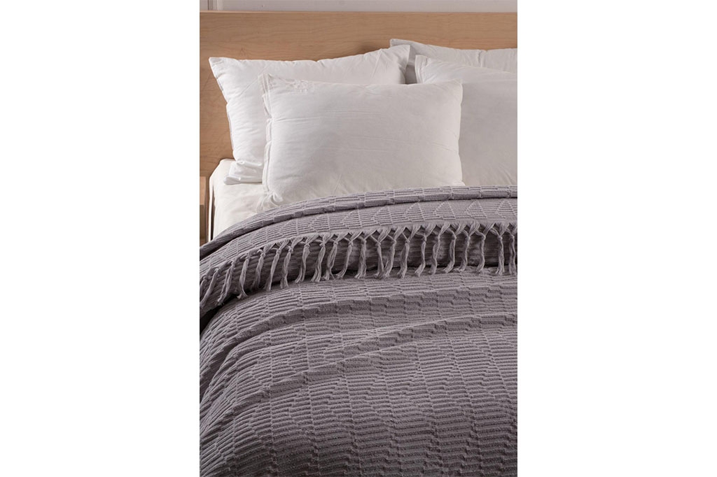 Towel, bedspread, double, SEZAR GREY