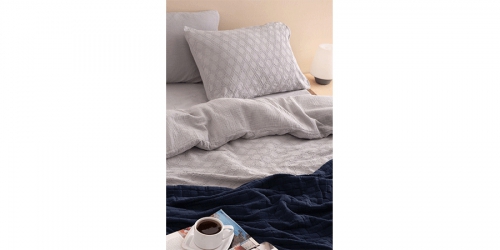 Muslin bedding set NAZENDE GREY