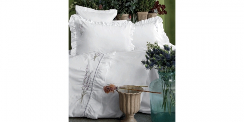 300 TC Satin Bed Linen ISSIMO-LAVANDA