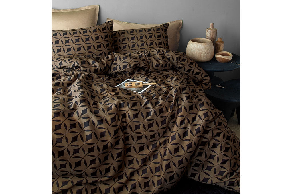 Satin bed linen ISSIMO-MONDO GOLD