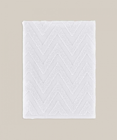 Towel for body, 76x152cm., CHEVRON WHITE