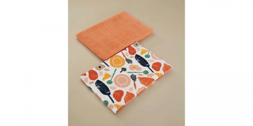 Tea towel set, 2pcs., 40x60cm., PAN