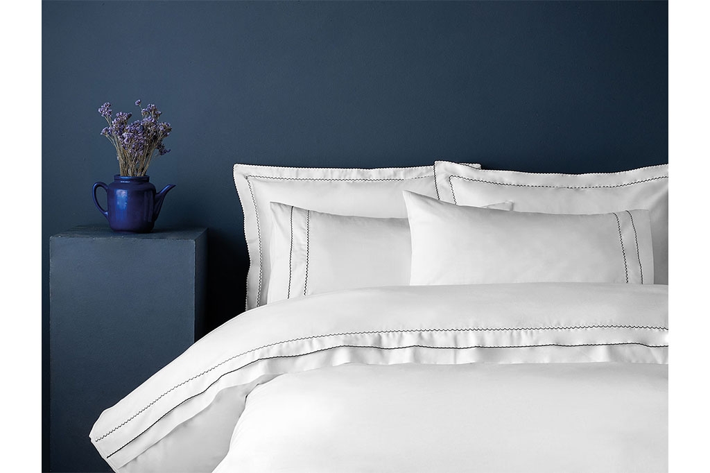 ISSIMO ორსაწოლიანი 300 TC სატინის თეთრეული MAGNOLIA WHITE