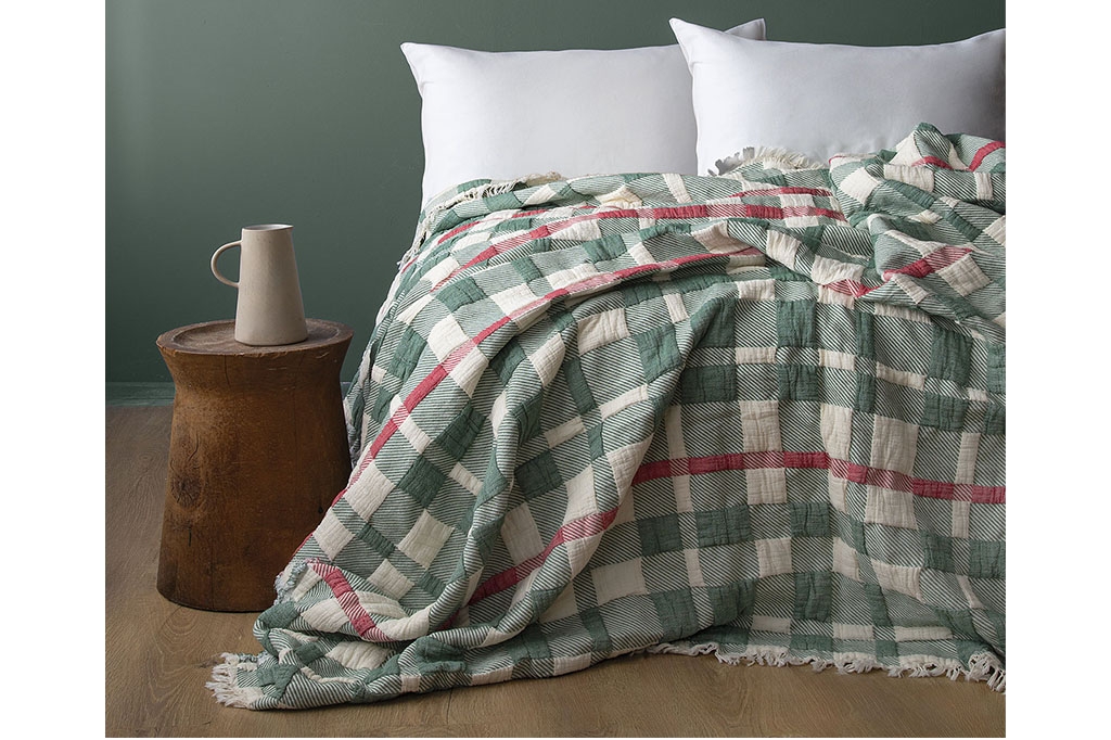 Muslin cover ISSIMO-ULSTER GREEN