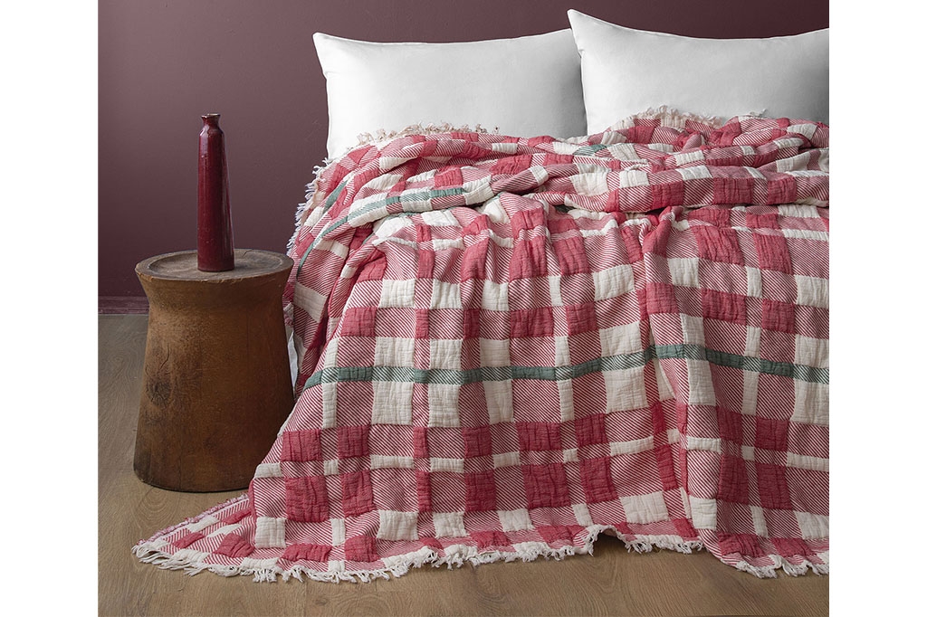 Muslin cover ISSIMO-ULSTER RED