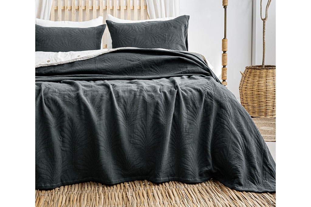 Bedspread SILVIA ANTHRACITE