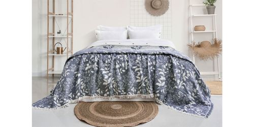 მუსლინის გადასაფარებელი AMORE NAVY BLUE