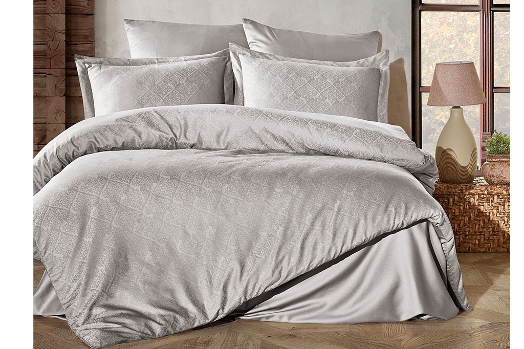Jacquard bedding HARLEY LIGHT GREY