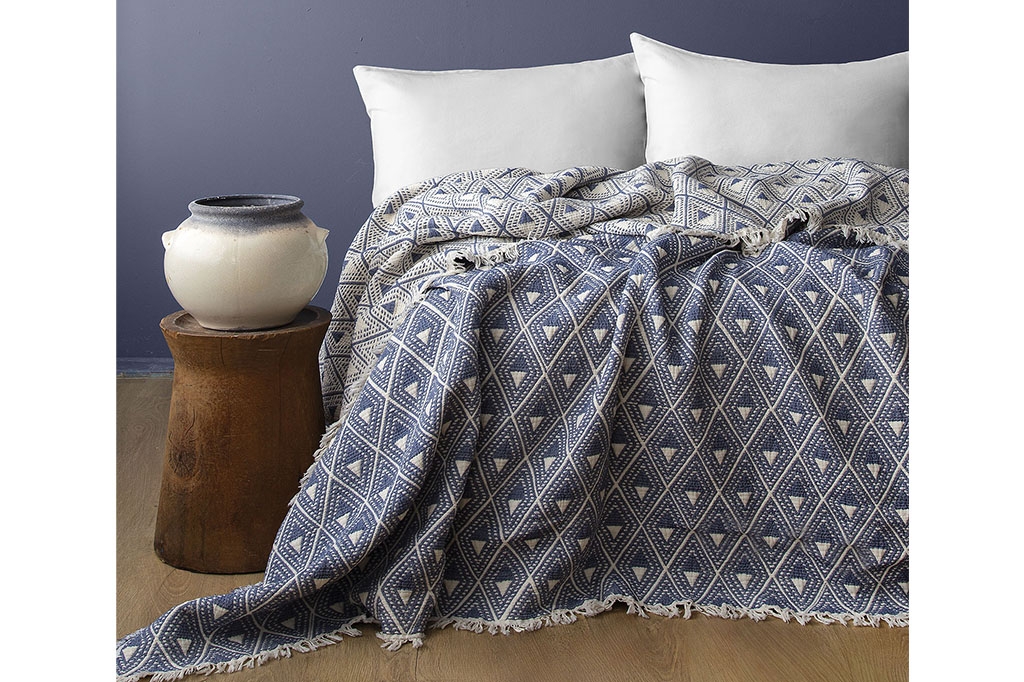Muslin cover ISSIMO-LEVONE BLUE