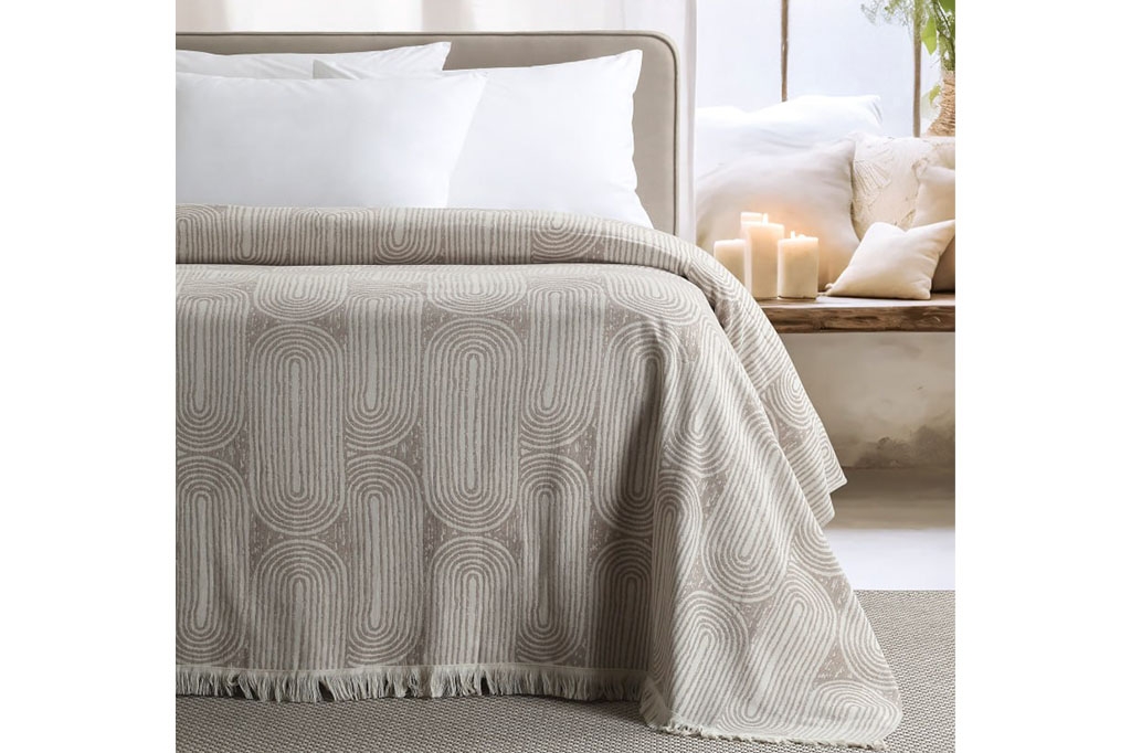 Towel cover, VIANCA BEIGE