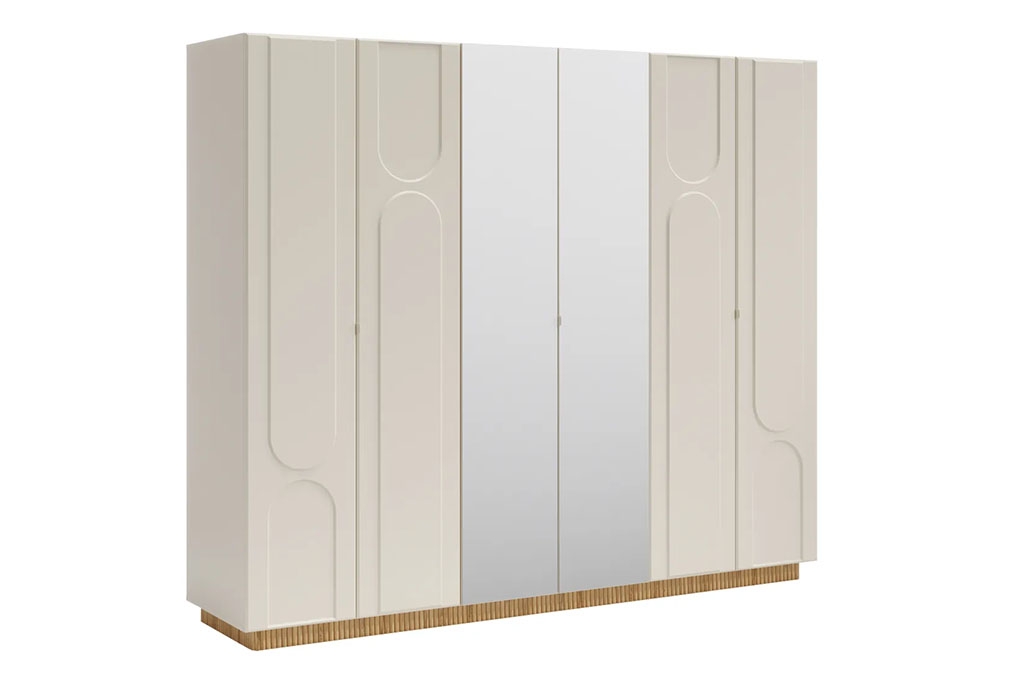 Wardrobe with 6 sliding doors ART