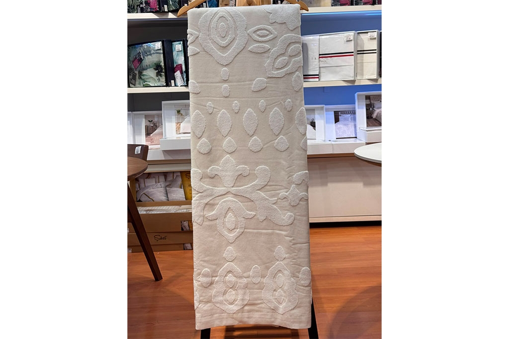 პიკეს გადასაფარებელი NATURE WHITE/BEIGE