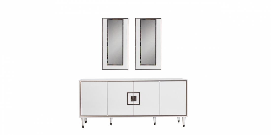 Sideboard with mirror, SHELLON