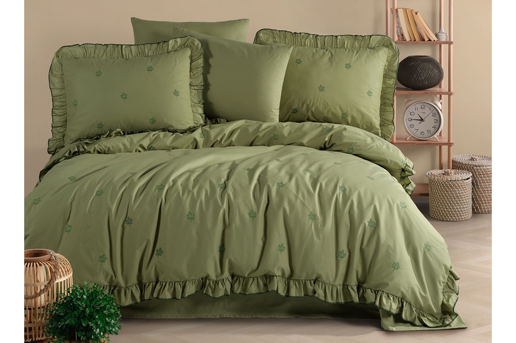 კოტონის თეთრეული CLASSY-MADERA GREEN V2