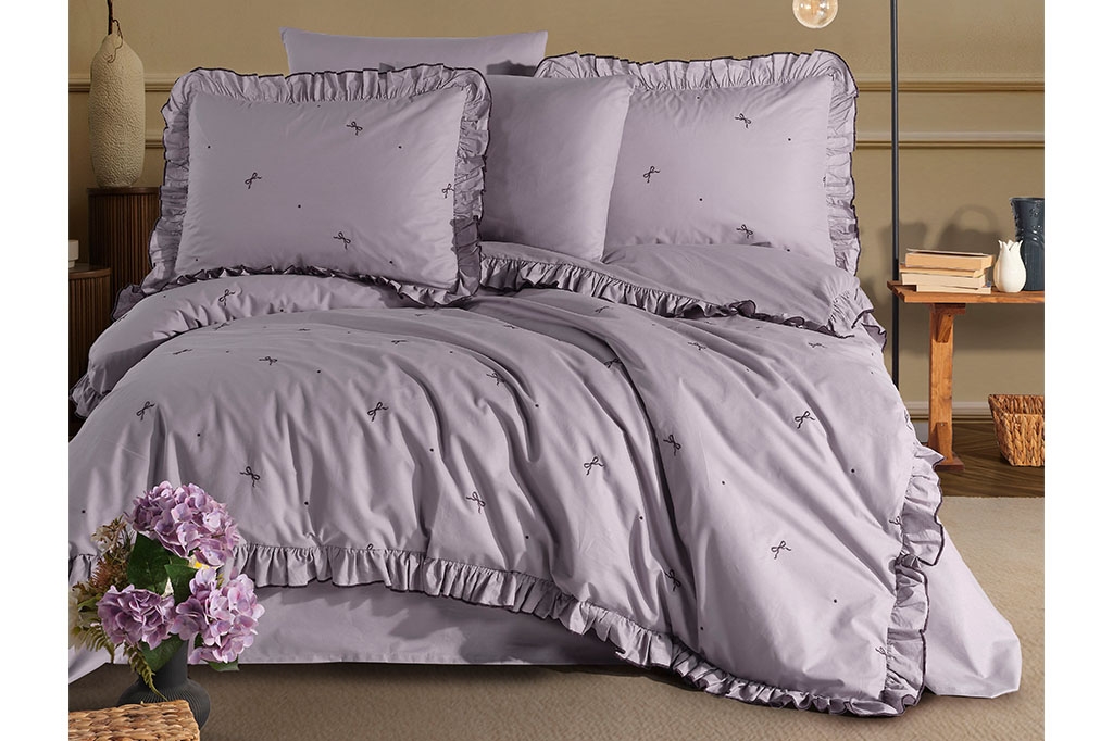 კოტონის თეთრეული CLASSY-PERENNA LILAC V1
