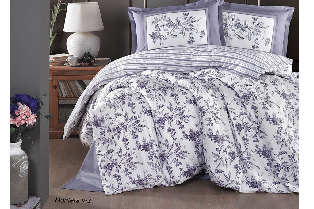 კოტონის თეთრეული CLASSY-MONTERA LILAC V2