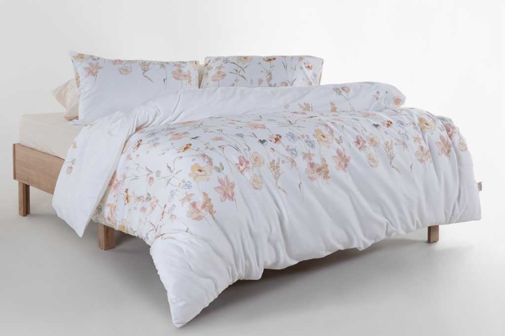სატინის თეთრეული ROSABELLA WHITE