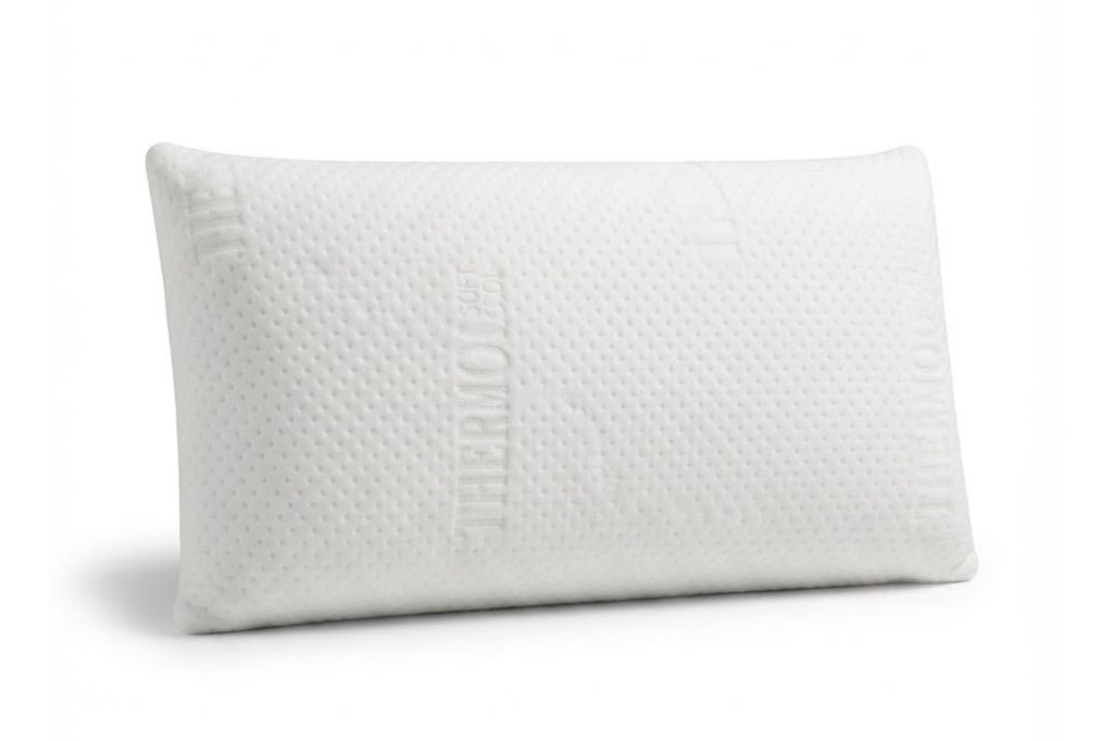 Orthopedic visco pillow, white, DOUBLE-SIDED